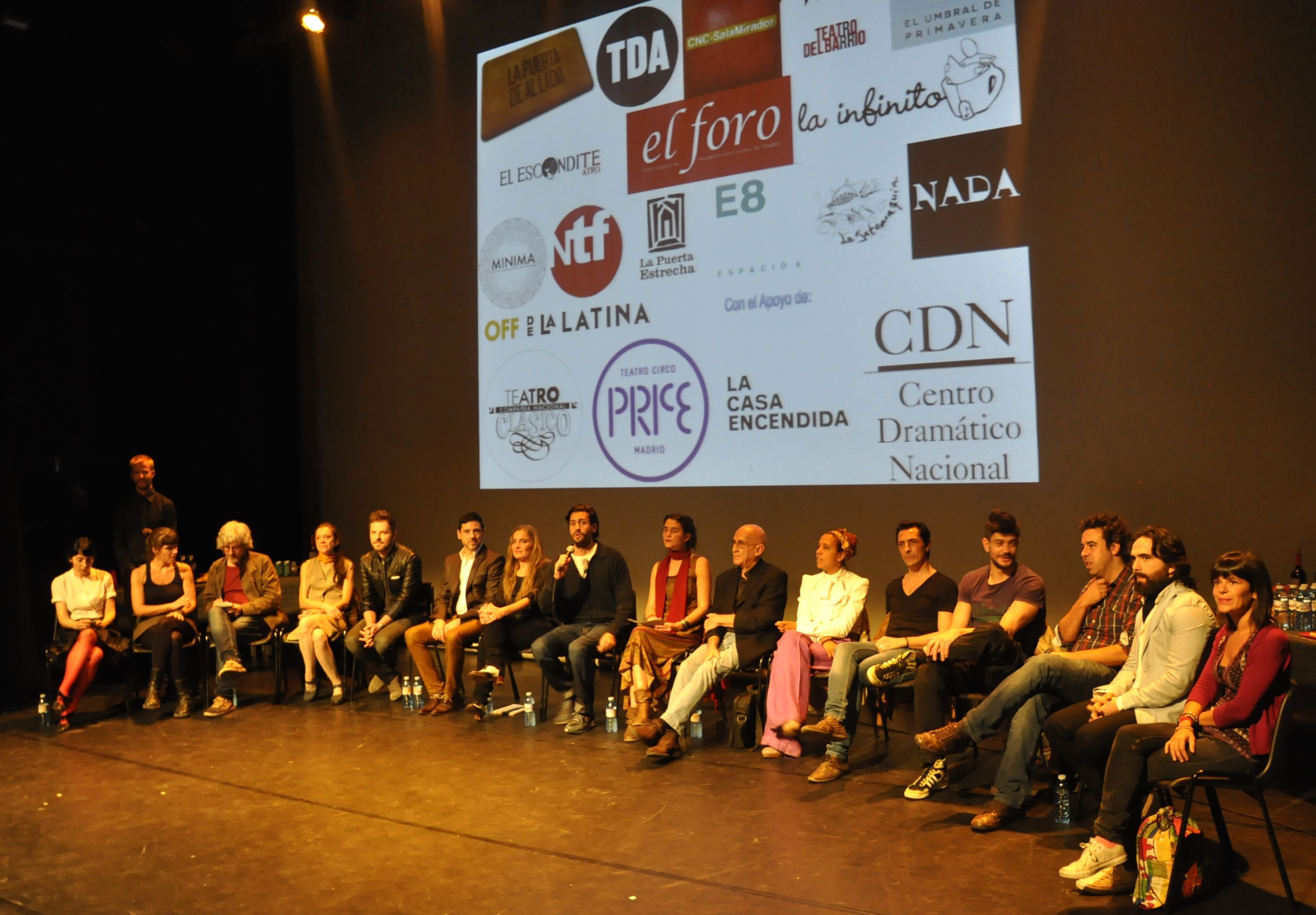 Presentación de 'Lavapiés Barrio de Teatros' en la Sala Mirador de Madrid. BF
